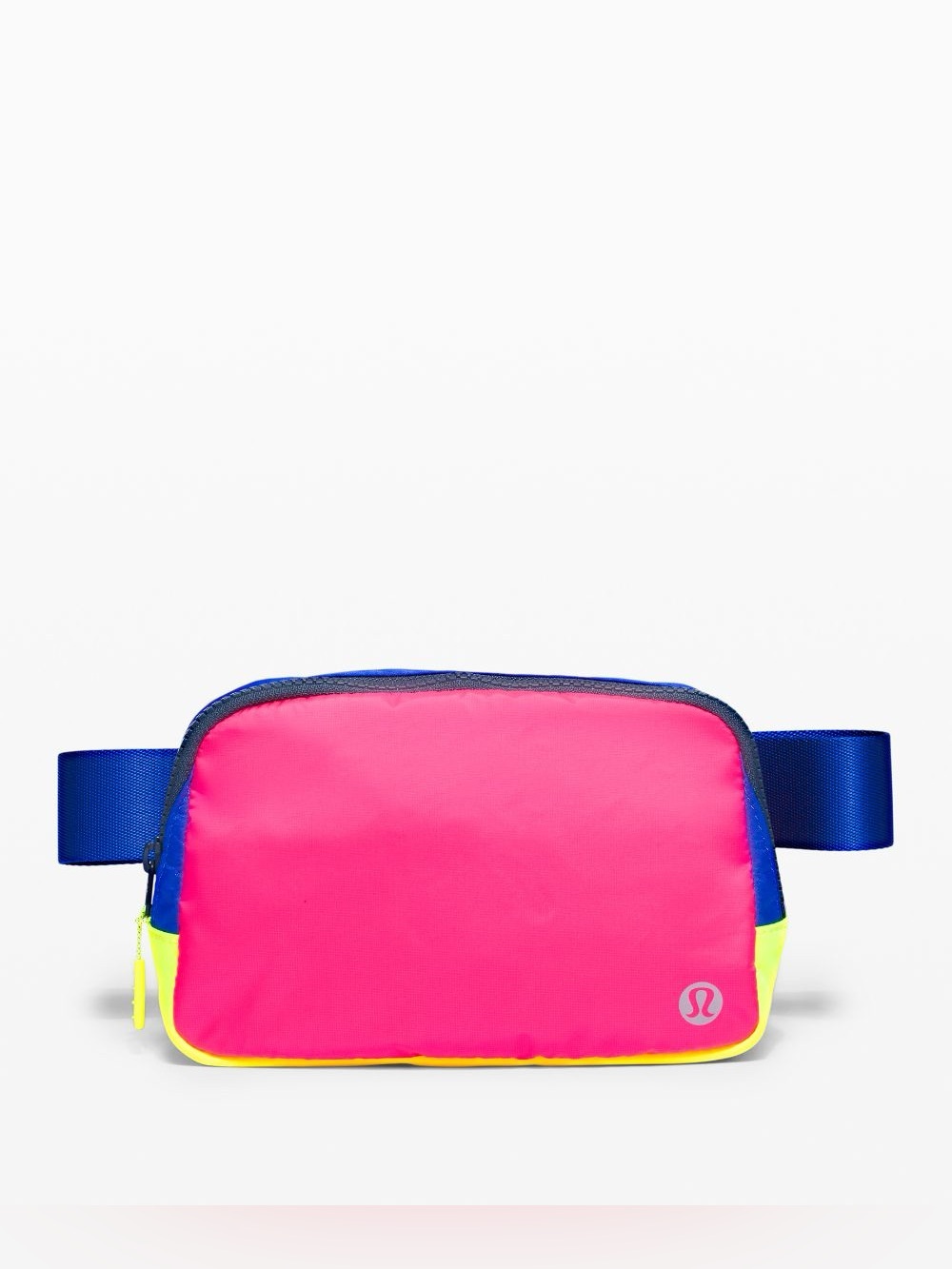 NWT RARE Lululemon Everywhere Belt Bag 1L Pink Highlight Cerulean Blue Neon